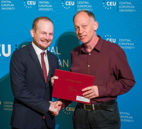 Péter and Hanoch, his supervisor